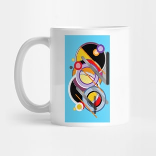 Expressive automatism abstract 4837 Mug